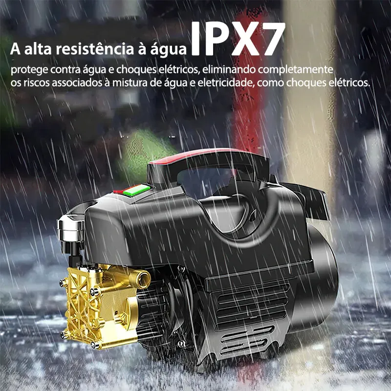Alta resistência à água IPX7